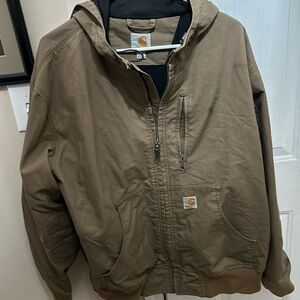Carhartt Quick Duck Thinsulate Jacket Men's Size L Brown